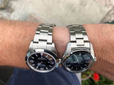 seiko sarb033 vs rolex explorer|seiko sarb033 dimensions.